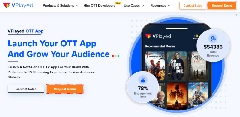 OTT App Builder with VPlayed