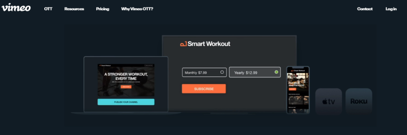 vimeo ott app builder