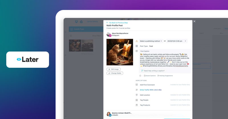 visual scheduling canvas top social media management tool
