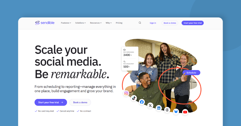 free social scheduling tool